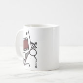 Mug Emo Scence Guitar Domo Y2k Japanese (Devant gauche)