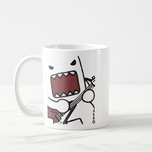 Mug Emo Scence Guitar Domo Y2k Japanese  (Gauche)