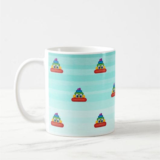 Mug Emoji adorable arc-en-ciel (Gauche)