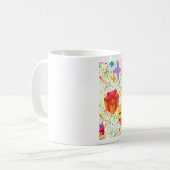 Mug emoji anniversaire heureux (Devant gauche)