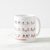 Mug Emoji de Kawaii (Devant droit)
