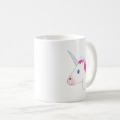 Mug Emoji de licorne (Devant droit)
