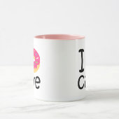 Mug Emoji drôle de citation d'expression d'I de soin à (Centre)