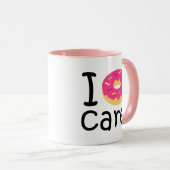 Mug Emoji drôle de citation d'expression d'I de soin à (Devant droit)