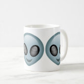 Mug Emoji étranger extraterrestre (Devant droit)