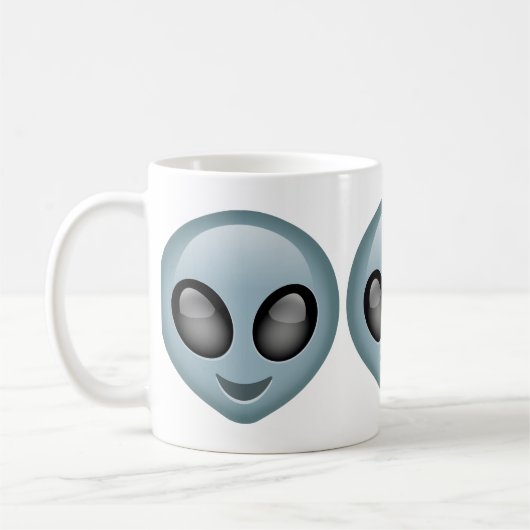 Mug Emoji étranger extraterrestre (Gauche)