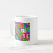 Mug emoji joyeux pod'anniversaire (Devant gauche)