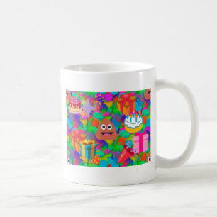 Mug emoji joyeux pod'anniversaire