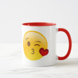 Mug Emoji Mok<br><div class="desc">Emoji a embrassé le plus gros. Un drôle de mouche Emoji Mok qui va faire sourire. 2 Smileys des deux côtés de la Coupe.</div>