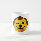 Mug Emoji Perro Divertido – Estilo Kawaii para Amantes (Centre)