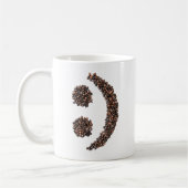 Mug Emoji Smiling Coffee Bean Texter Visage (Gauche)