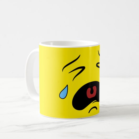 Mug Emoji Tad Face (Devant gauche)