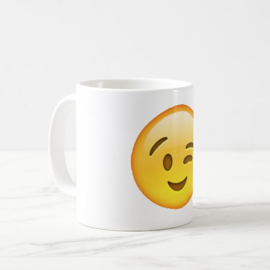Mug Emoji - Winking (Devant gauche)