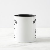 Mug Emoji Winking Face avec Modèle Doodle Fingerguns (Centre)