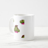 Mug emoji zombie femme (Devant gauche)