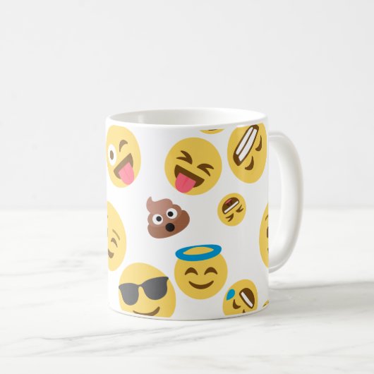 Mug Emojis fol (Devant droit)