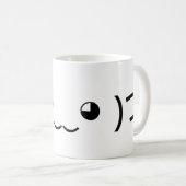 Mug Emoticon (づ ◕ ‿ ‿ ◕) づ Kaomoji Japonais (Devant droit)