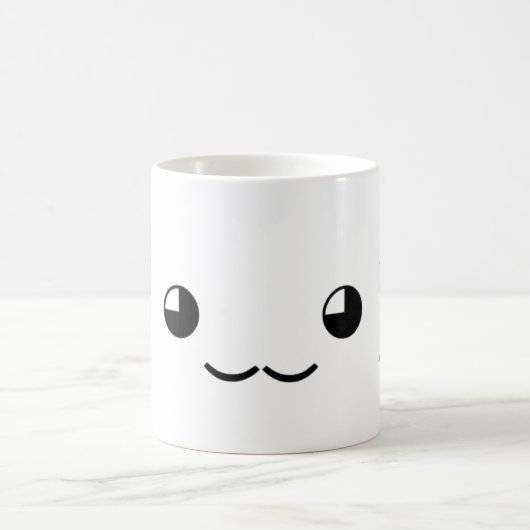 Mug Emoticon (づ ◕ ‿ ‿ ◕) づ Kaomoji Japonais (Centre)