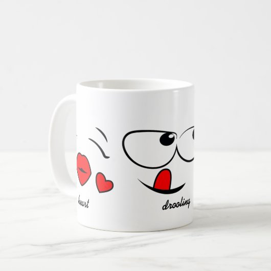 Mug émoticône (Devant gauche)