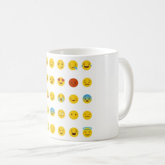 Mug émoticône (Devant droit)