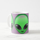 Mug émoticône alien (Devant gauche)