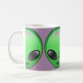 Mug émoticône alien (Gauche)