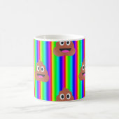 Mug émoticône arc-en-ciel (Centre)