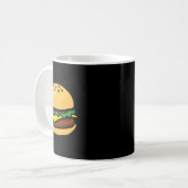 Mug Emoticône Cheeseburger Hamburger Fromage Barbecue  (Devant gauche)