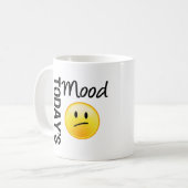 Mug Émoticône d'aujourd'hui d'humeur déçue (Devant gauche)