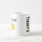 Mug Émoticône d'aujourd'hui d'humeur déçue (Centre)