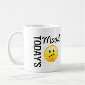 Mug Émoticône d'aujourd'hui d'humeur déçue (Gauche)