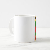 Mug émoticône de coeur de noël (Devant gauche)