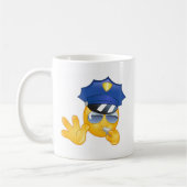 Mug émoticône de police (Gauche)
