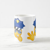 Mug émoticône de police (Centre)