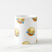 Mug Émoticône drôle qui rit et pleure Graphique (Centre)