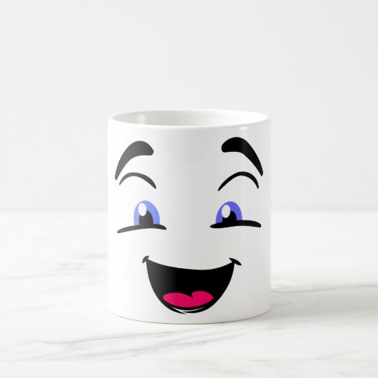 Mug émoticône, émoticône, visage (Centre)