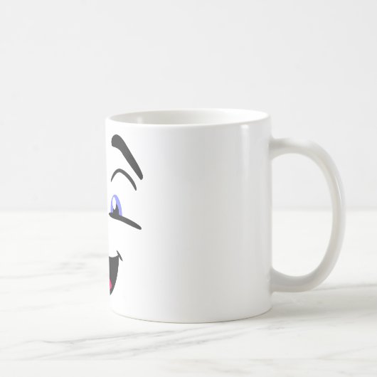 Mug émoticône, émoticône, visage (Droite)