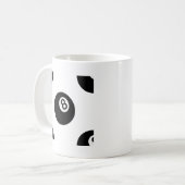 Mug émoticône huit balles (Devant gauche)