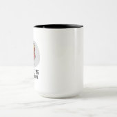 Mug émoticône souriante avec écouteurs (Centre)