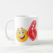 Mug émoticône sportif (Gauche)