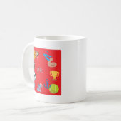 Mug émoticône sportive (Devant gauche)