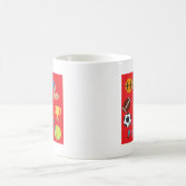 Mug émoticône sportive (Centre)