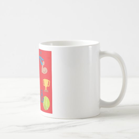 Mug émoticône sportive (Droite)