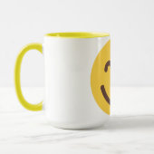 Mug Émoticône Visage Sourire (Gauche)