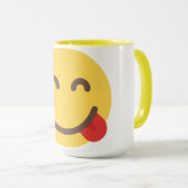 Mug Émoticône Visage Sourire (Devant droit)