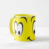 Mug émoticône visage sourire (Devant gauche)