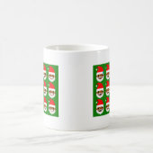 Mug émoticônes de père Noël (Centre)