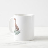 Mug Emotional Support Dog Peruvian Inca Orchid (Devant gauche)