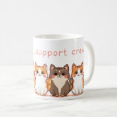 Mug Emotional Support - Kawaii Cutie Kitties - Cat Mom (Devant droit)