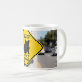 Mug Emotional Support Potato French Bulldog Funny Caut (Devant droit)